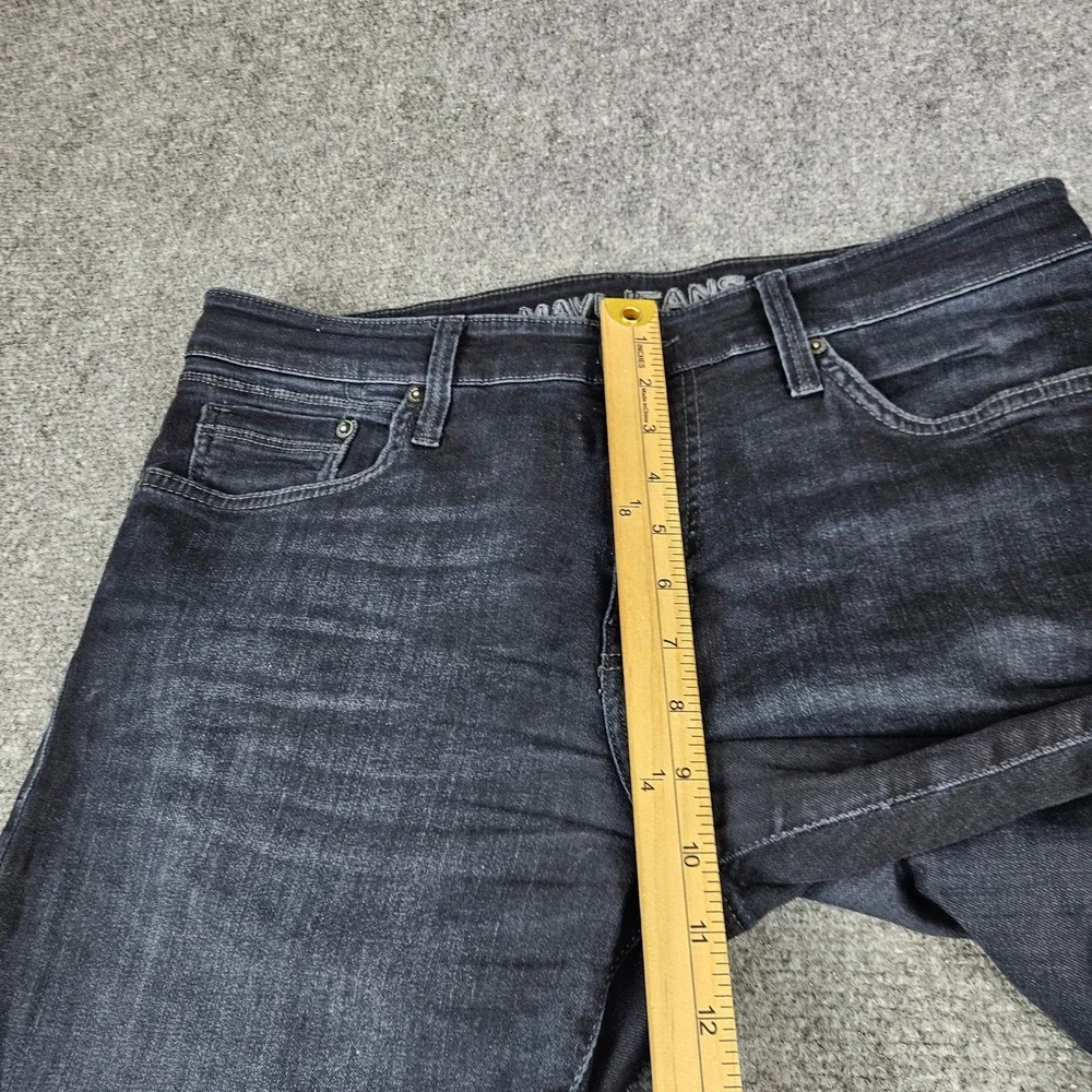 Mavi Jeans Mens 33x32 Dark Wash Straight Leg Denim Pants Indigo Blue 0033715171
